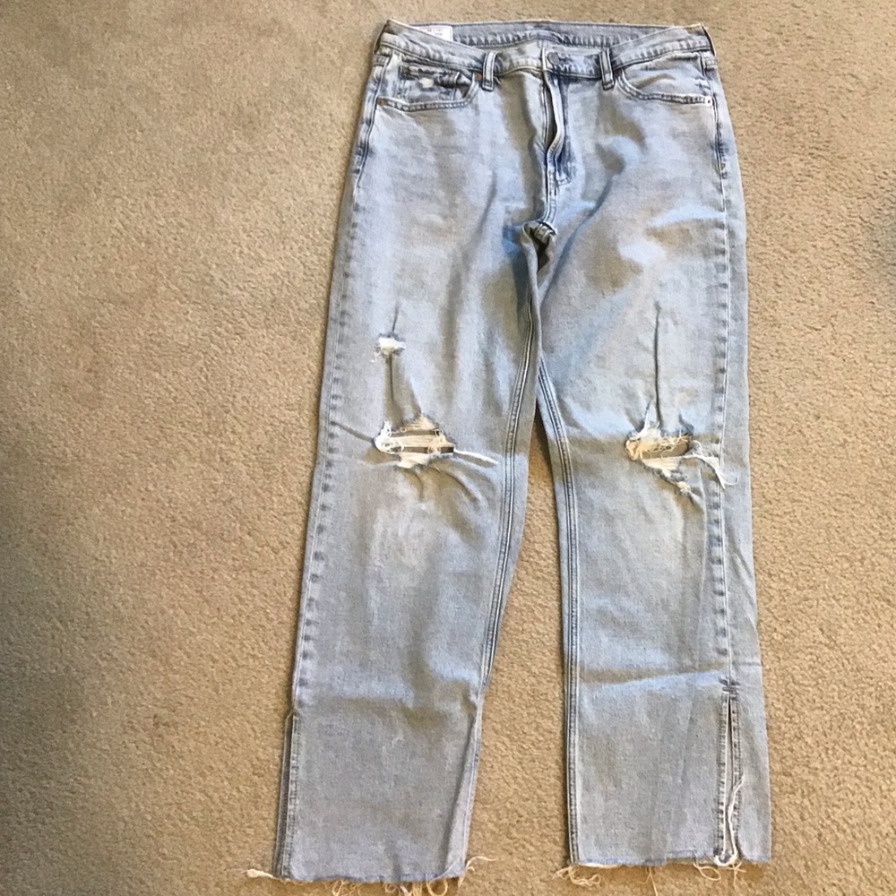 Gap ‘90s Loose Mid Rise Split Hem Jeans